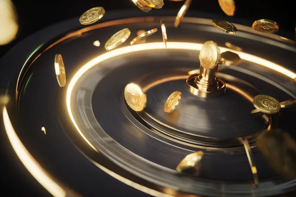 A confident dealer surrounded by casino chips inviting players to access their TALABAT account, reflecting quick and easy login options.